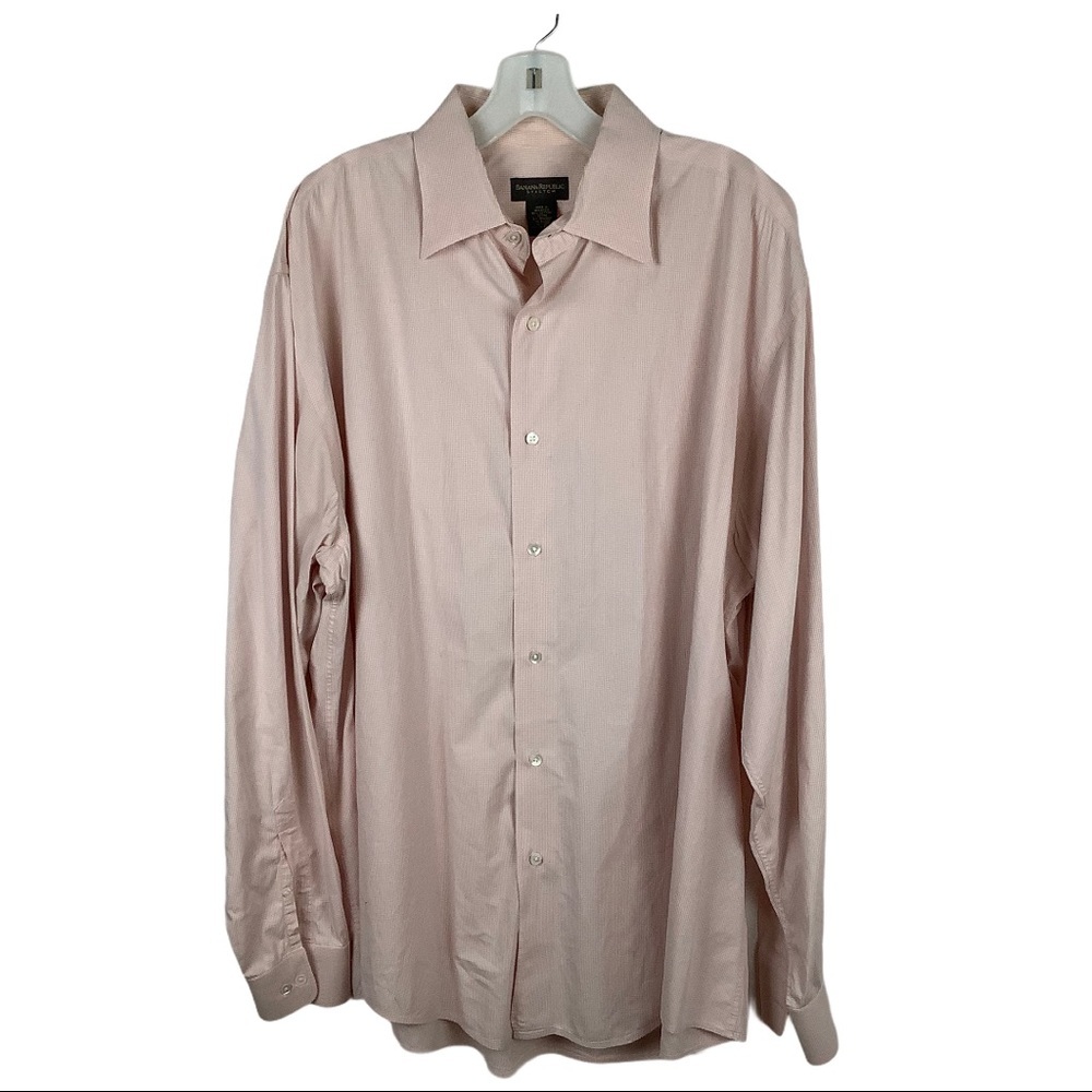 Banana Republic dress shirt pink XL‎ long sleeve